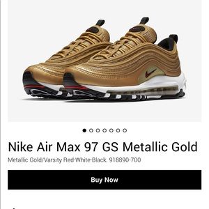 Nike Air Max Metallic Gold